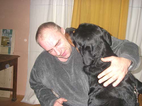 Rottweiler - Besuch bei unseren Nachbarn Rottweiler - Besuch bei unseren Nachbarn